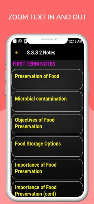 Food and Nutrition (WASSCE) Screenshot 2