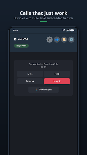 VoiceTel Phone Screenshot 1