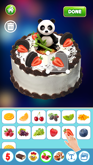 Cake DIY Maker: Birthday Party Screenshot 1