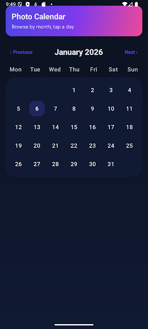 Photo Calendar Screenshot 1