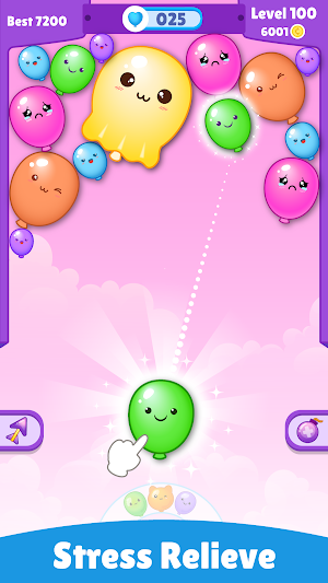Balloon Merge: Drop Match Game Screenshot 2
