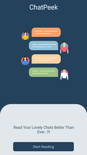 ChatPeek :View whatsapp .txt Screenshot 0
