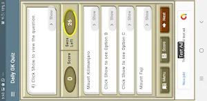 Daily GK Quiz Screenshot 1