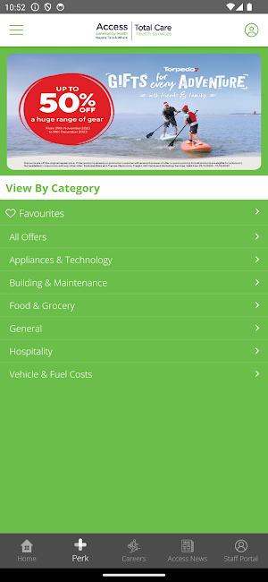 Access Perks Screenshot 1