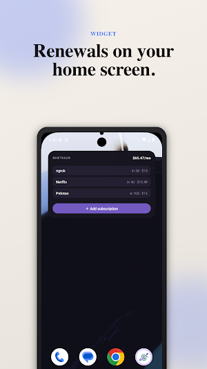 SubTrack: Subscription Tracker Screenshot 2
