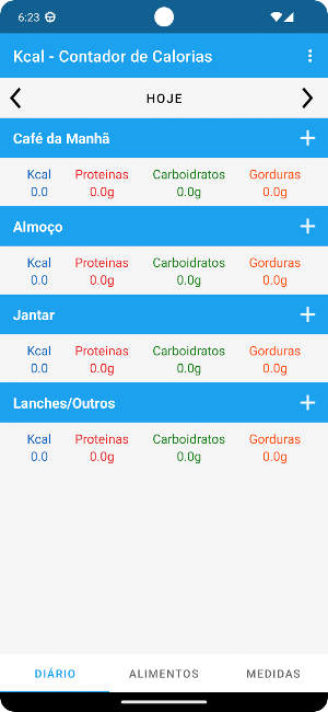 Kcal - Contador de Calorias Screenshot 1