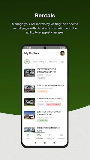 Good Sam RV Rentals Screenshot 1