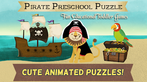 Pirate Preschool Puzzle Game Screenshot 0