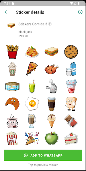 Stickers de Comida Screenshot 3