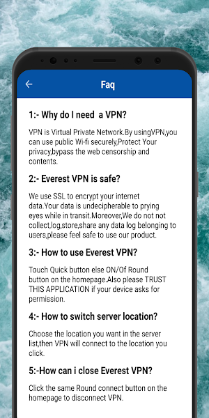 Everest VPN Fast unlimited VPN Screenshot 3