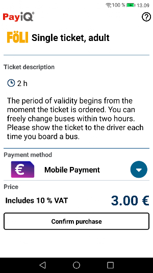 PayiQ Tickets Screenshot 3