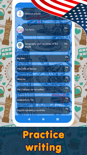 Learn English app: Adjectives Screenshot 1