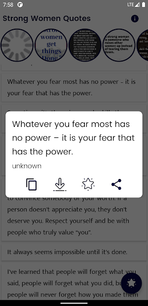 Strong Women Quotes and Sayings Screenshot 0