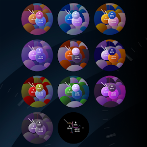 Happy Bubbles Watch Face Screenshot 2