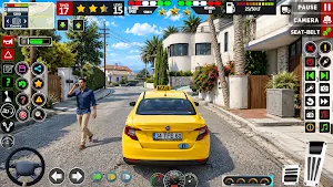 US Taxi Driver 2025-Taxi Game Screenshot 0
