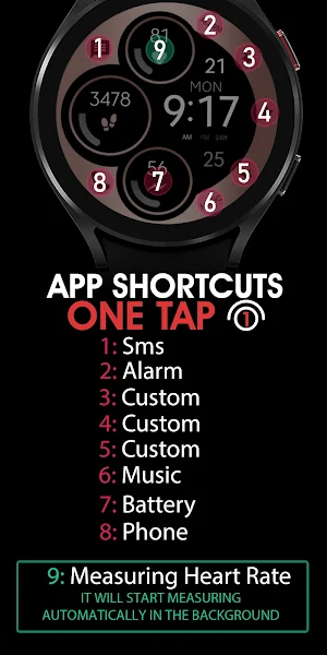 Digital Bronze Watch Face Screenshot 3
