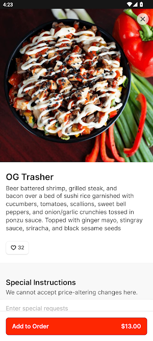 Kocina Stingray Sushifusion Screenshot 2