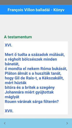 Francois Villon balladái - Hangoskönyv Screenshot 3