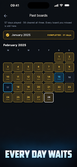 Chainfall: Daily Chain Puzzle Screenshot 2