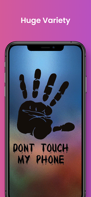Don’t touch my phone wallpaper Screenshot 1