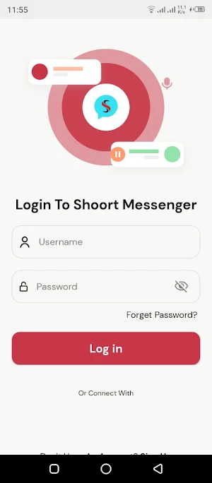 Shoort Messenger Screenshot 0