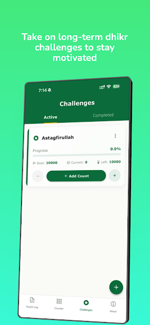 Tasbih Counter :Tasbih Tracker Screenshot 3