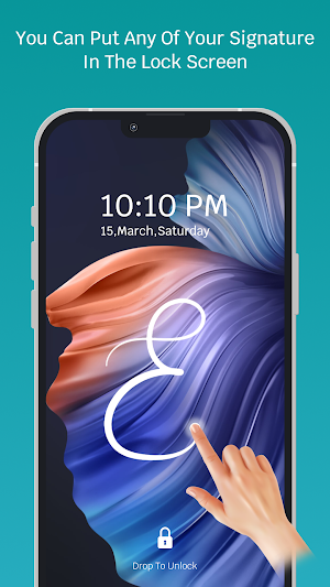 Signature Lock Screen Gesture Screenshot 2