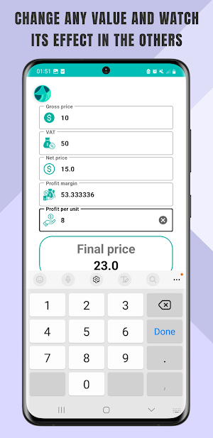 Profit Margin Calculator Screenshot 3