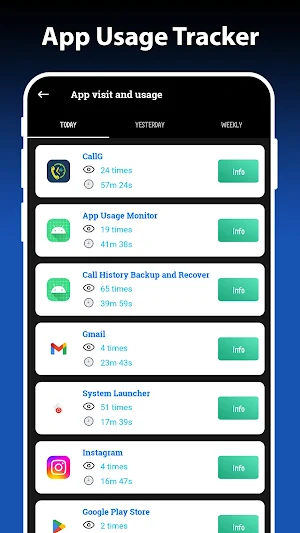 App Usage Tracker - Monitor Screenshot 2