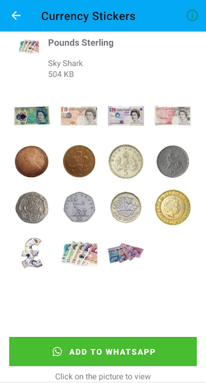 Currency Stickers | WASticker Screenshot 2