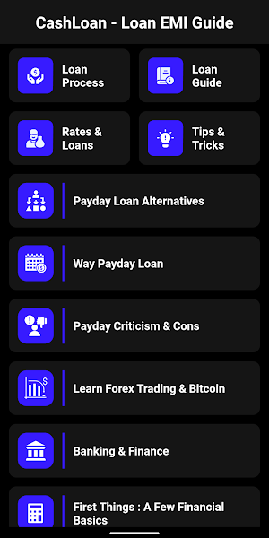 CashLoan - Loan EMI Guide Screenshot 1