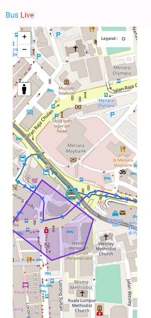 Malaysia Bus Live GPS Tracker Screenshot 2
