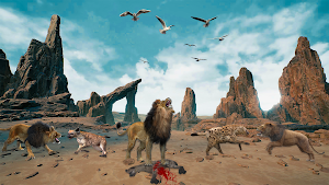 Lion Simulator Jungle Games 3D Screenshot 2