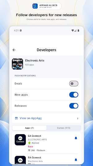 AppAgg Alerts Screenshot 3