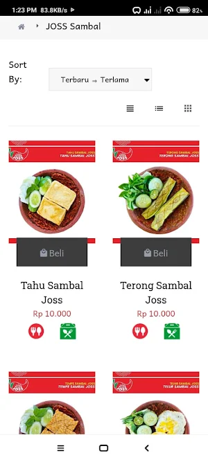 Warung Sambal Joss Screenshot 1