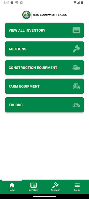 B&S Equipment Sales Screenshot 0