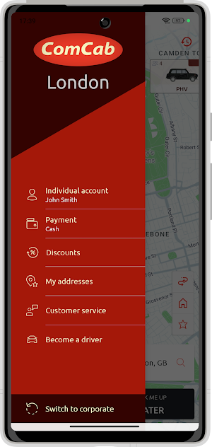 ComCab London Screenshot 1