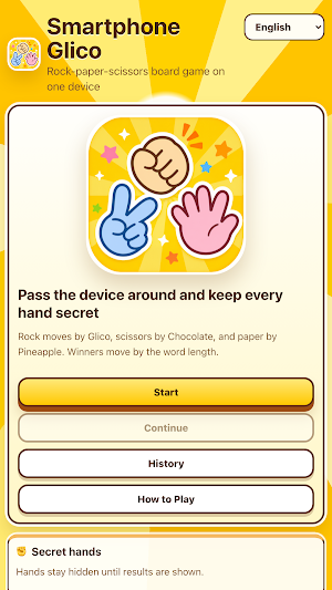 Smartphone Glico Screenshot 0