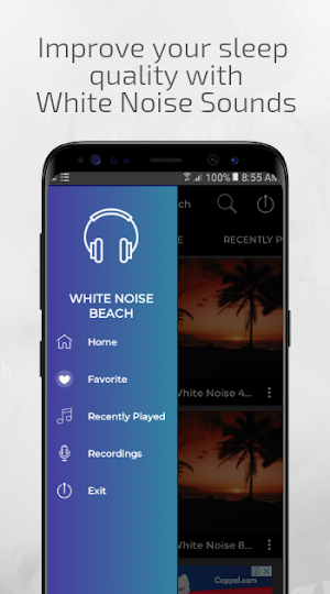 White Noise Beach Sound Screenshot 0