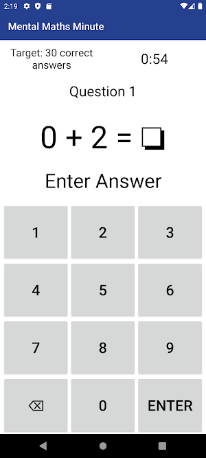Mental Maths Minute: Add & Sub Screenshot 2