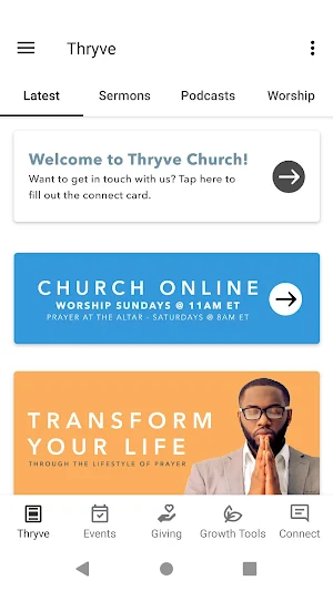 Thryve Church Screenshot 0