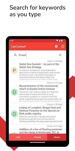 CanConsult Screenshot 2