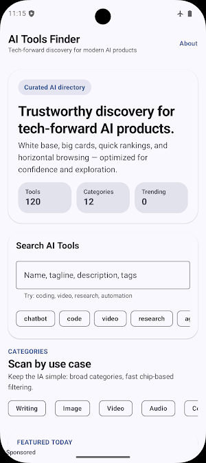 AI Tools Finder Screenshot 0