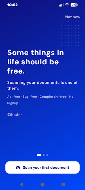 Scanr Lens — Document Scanner Screenshot 1