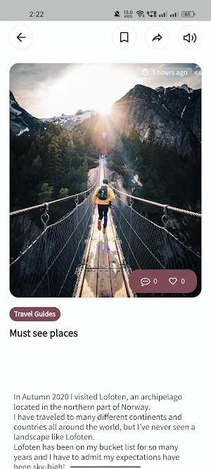 Travel Blog Screenshot 3