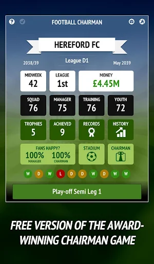 Football Chairman - Build a Soccer Empire Screenshot 0