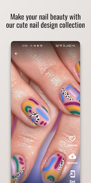 Watercolor Whimsy Nail Design Screenshot 3