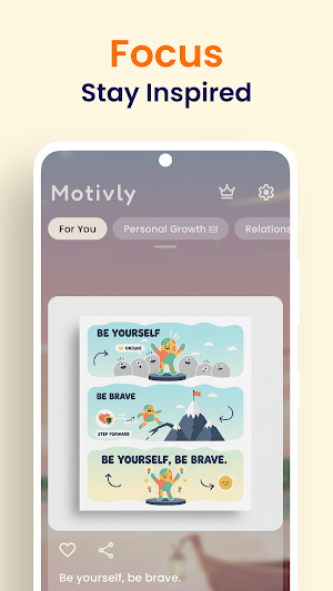 Motivly - Motivation & Quotes Screenshot 3