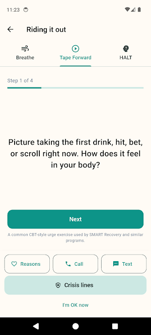 Sober Days: Quit Tracker Screenshot 2