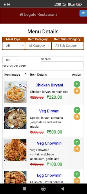 eRestroSoft Screenshot 1